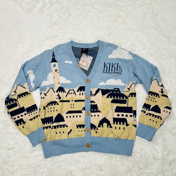 Studio Ghibli Kiki's Delivery Service Scenic Cardigan Kiki - Picture 1 of 6